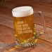 JDS Personalized Gifts The Man/The Myth/The Legend 25 Oz. Beer Glass JMSI2982